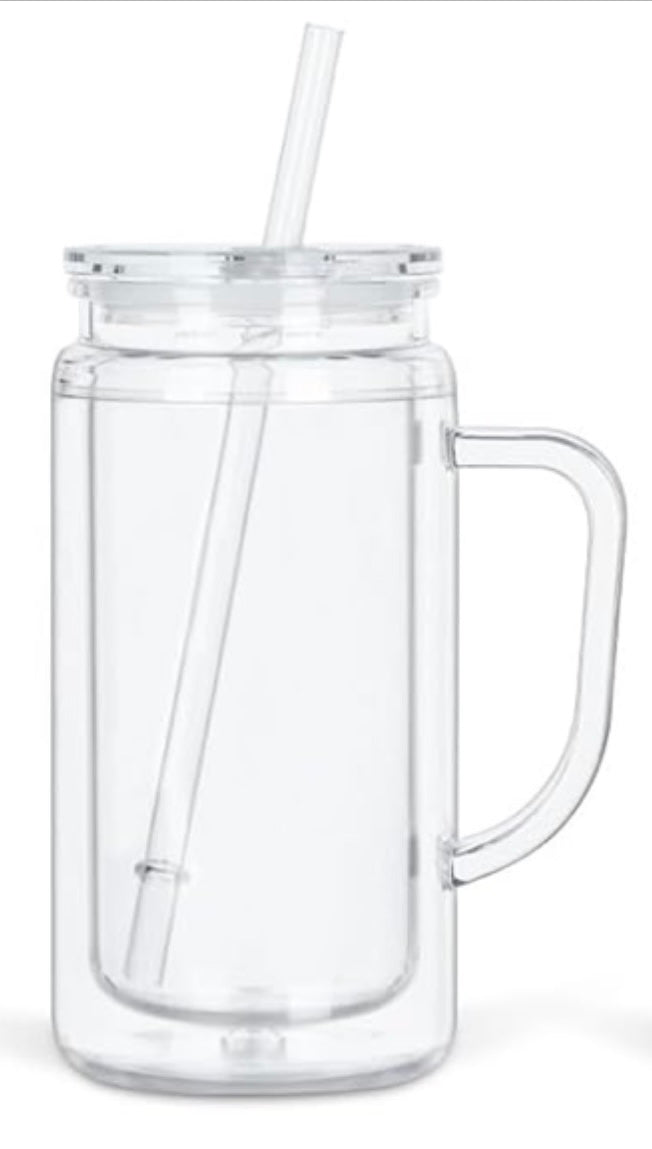 16 oz Snow Globe w/ Handle